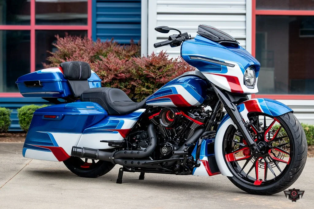 2024 HARLEY DAVIDSON STREET GLIDE - BIG WHEEL PATRIOTIC BAGGER